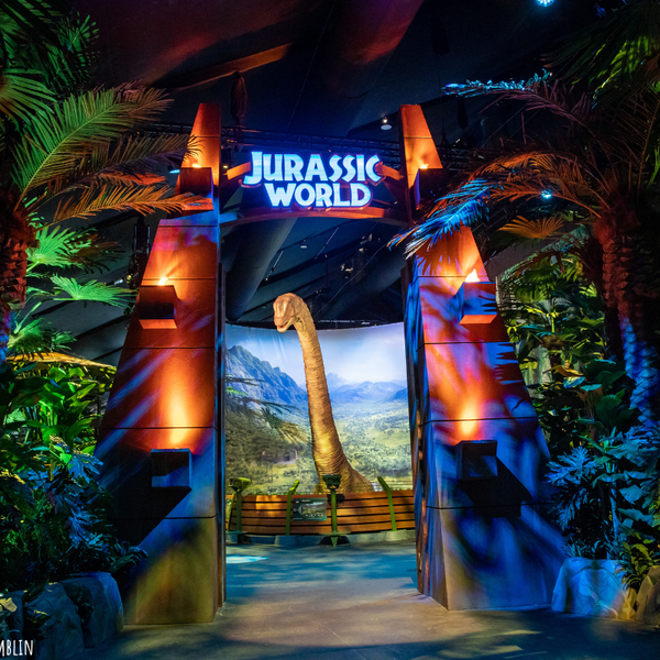 Jurassic World Expedition in den Rathenau-Hallen in Berlin