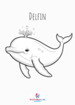 Malvorlage Delfin