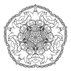 Halloween Mandalas für Erwachsene Halloween Mandalas für Erwachsene