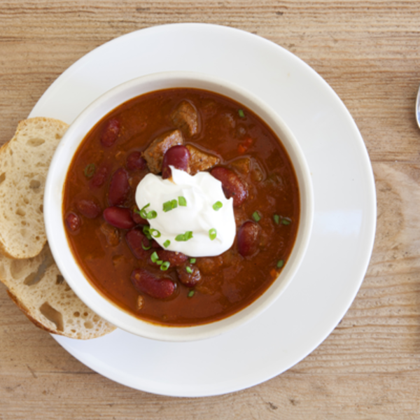 Silvestersuppe - Mitternachtssuppe mit Hackfleisch