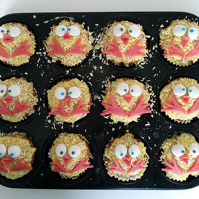 Ostermuffins Rezept - Kücken-Muffins Ostermuffins Rezept - Kücken-Muffins