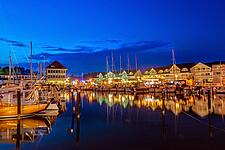 Hafen Karlshagen bei Nacht