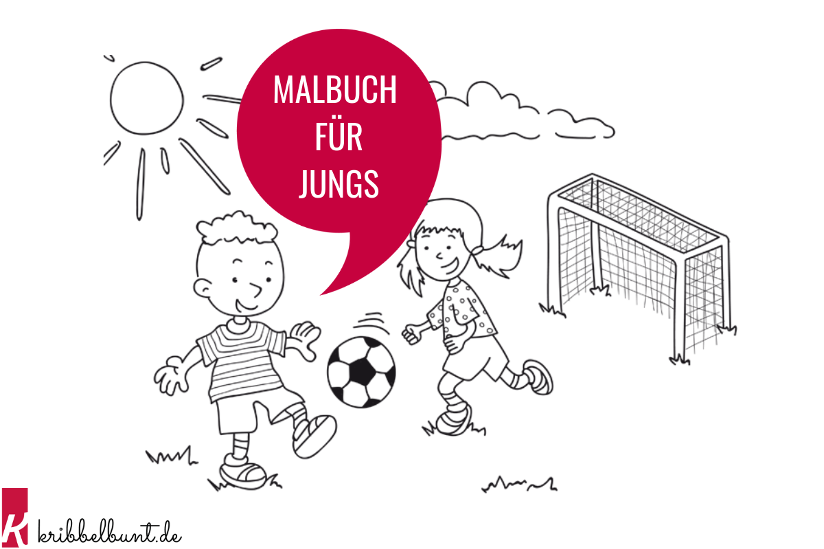 Malbuch für Jungs » Malbuch mit Autos & Co. | Kribbelbunt