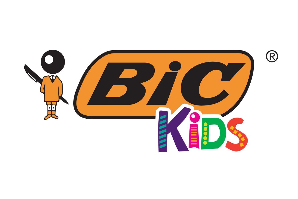 Bunter Schriftzug "BIC Kids"