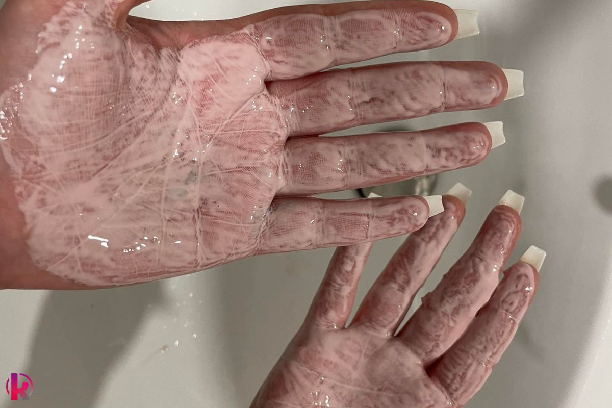 Händewaschen mit Knetseife